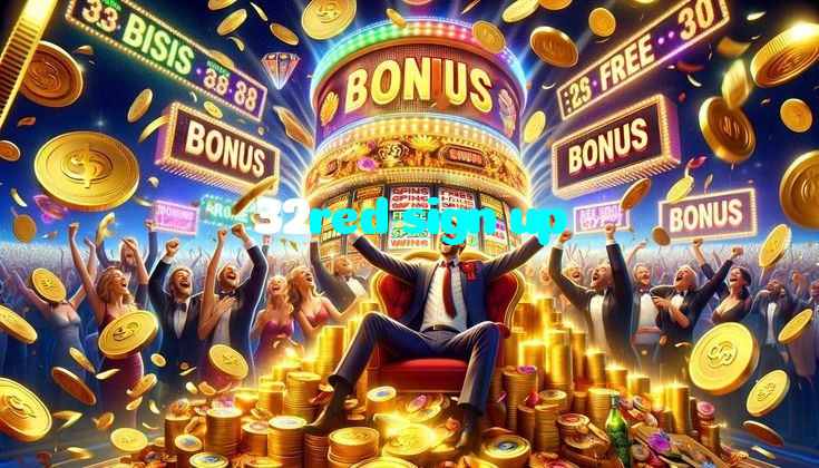 32red sign up casino presented on mobile device in Pakistan with slots and live games